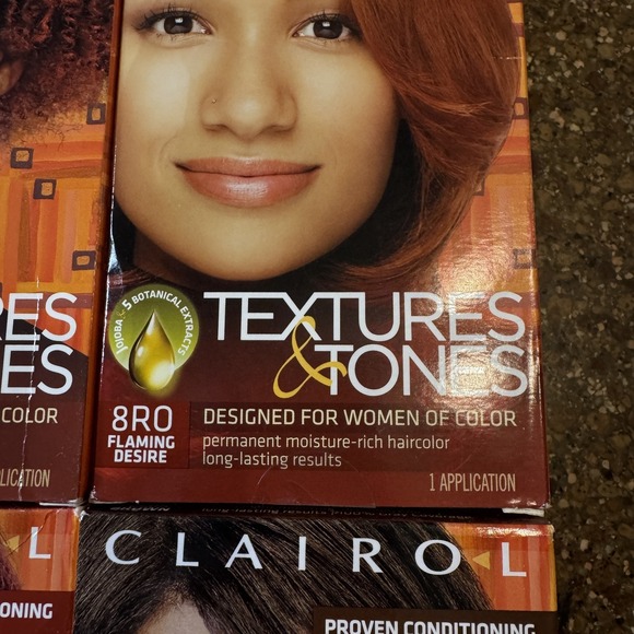 Clairol Textures & Tones Hair Dye Lot 6 Ammonia-Free Brown Red Mixed Shades - Picture 5 of 7